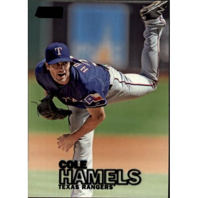2016 Stadium Club Black #104 Cole Hamels