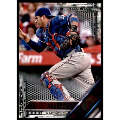 2016 Topps Black #464 Robinson Chirinos
