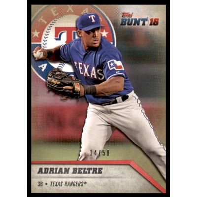 2016 Topps Bunt Topaz #64 Adrian Beltre