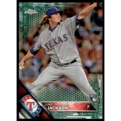 2016 Topps Chrome Green Refractors #124 Luke Jackson