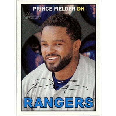 2016 Topps Heritage #433 Prince Fielder SP