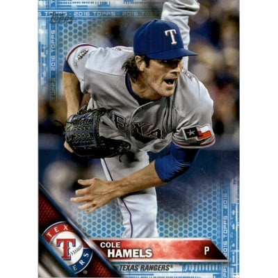 2016 Topps Mini Blue #588 Cole Hamels