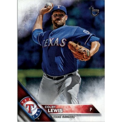 2016 Topps Vintage Stock #305 Colby Lewis