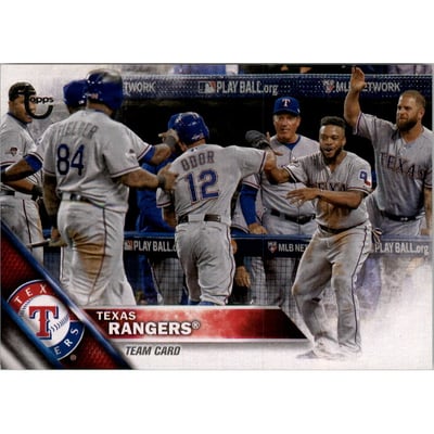2016 Topps Vintage Stock #552 Texas Rangers