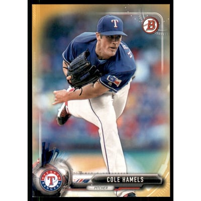 2017 Bowman Gold #7 Cole Hamels