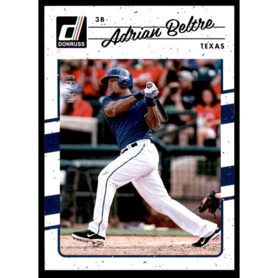 2017 Donruss Aqueous Test Proof #158 Adrian Beltre