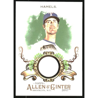 2017 Topps Allen and Ginter Relics #FSRBCH Cole Hamels B