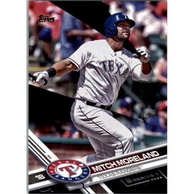 2017 Topps Black #317 Mitch Moreland