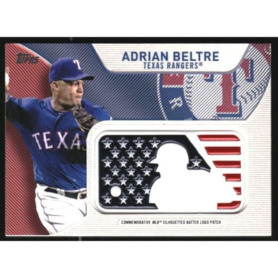 2017 Topps Independence Day MLB Logo Patch #IDMLAB Adrian Beltre