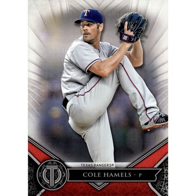 2017 Topps Tribute 5x7 #44 Cole Hamels