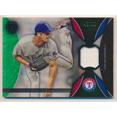 2017 Topps Tribute Relics Green #TRCH Cole Hamels