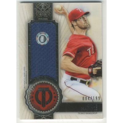 2017 Topps Tribute Stamp of Approval Relics #SOACH Cole Hamels