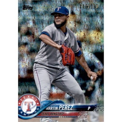 2018 Topps Factory Set Foilboard #395 Martin Perez