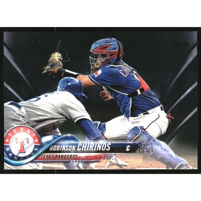 2018 Topps Update Black #US220 Robinson Chirinos