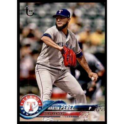 2018 Topps Vintage Stock #395 Martin Perez