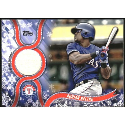2018 Topps Walmart Holiday Snowflake Relics #RAB Adrian Beltre