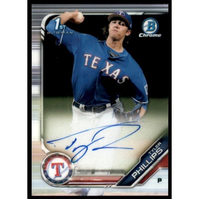 2019 Bowman Chrome Prospect Autographs #CPATP Tyler Phillips