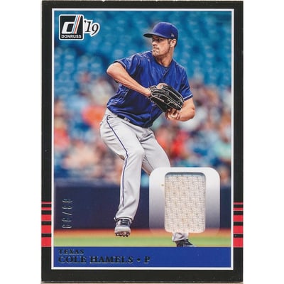 2019 Donruss '85 Retro Materials Gold #24 Cole Hamels/99