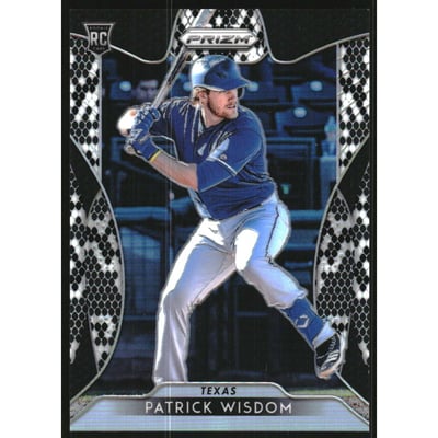 2019 Panini Prizm Prizms Snake Skin #72 Patrick Wisdom