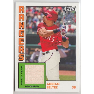 2019 Topps '84 Topps Relics #84RAB Adrian Beltre
