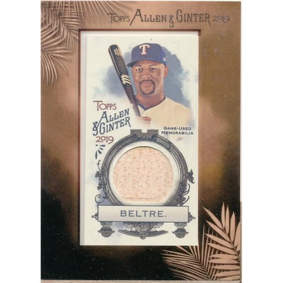 2019 Topps Allen and Ginter Mini Framed Relics #MFRAB Adrian Beltre