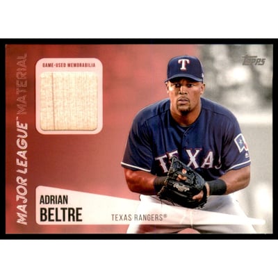 2019 Topps Major League Materials #MLMAB Adrian Beltre