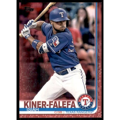 2019 Topps Mother's Day Pink #366 Isiah Kiner-Falefa