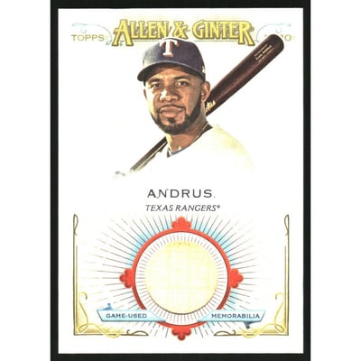 2020 Topps Allen and Ginter Relics #FSRBEA Elvis Andrus B