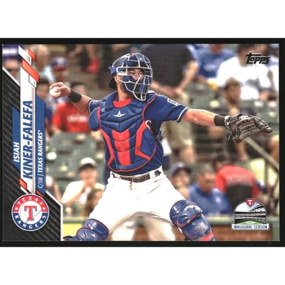 2020 Topps Black #613 Isiah Kiner-Falefa