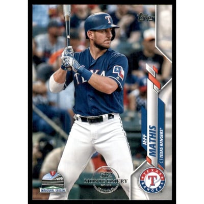 2020 Topps Factory Set 582 Montgomery Club #645 Jeff Mathis