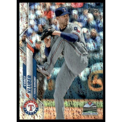 2020 Topps Factory Set Sparkle Foil #523 Corey Kluber
