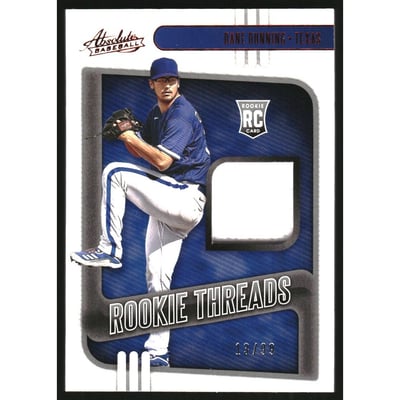 2021 Absolute Rookie Threads Red #21 Dane Dunning