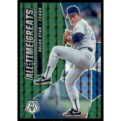 2021 Panini Mosaic All-Time Greats Mosaic Green #9 Nolan Ryan