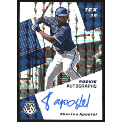 2021 Panini Mosaic Rookie Autographs Mosaic #13 Sherten Apostel