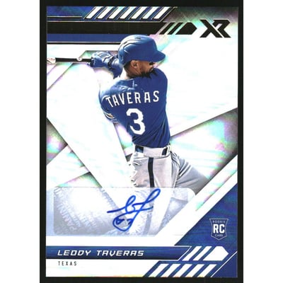 2021 Panini XR Autographs #18 Leody Taveras