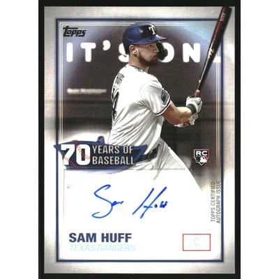 2021 Topps 70 Years of Baseball Autographs #70YASHU Sam Huff
