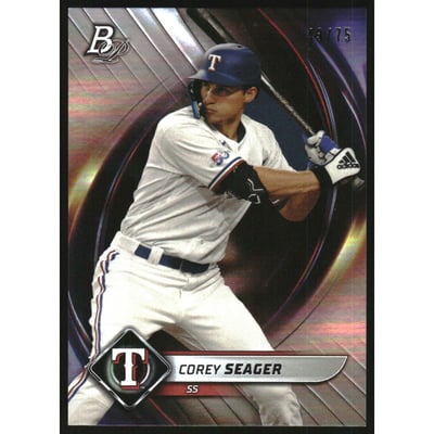 2022 Bowman Platinum Platinum Bar #50 Corey Seager