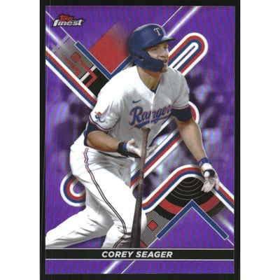 2022 Finest Purple Refractors #97 Corey Seager