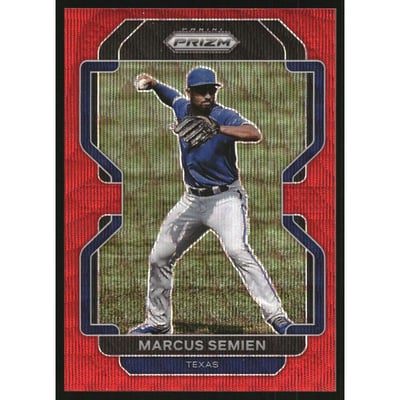 2022 Panini Prizm Prizms Red Wave #13 Marcus Semien