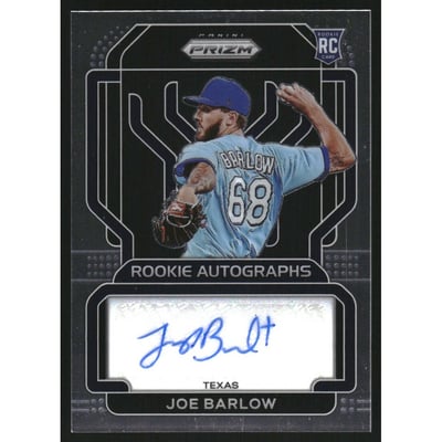 2022 Panini Prizm Rookie Autographs #106 Joe Barlow
