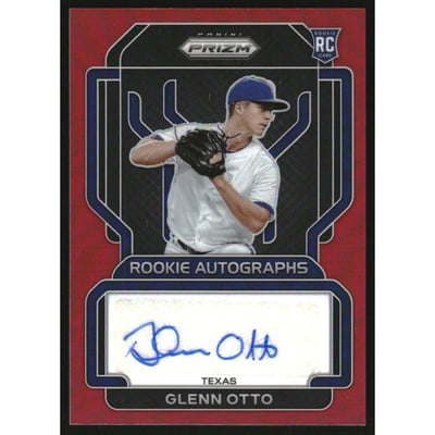 2022 Panini Prizm Rookie Autographs Prizms Red #4 Glenn Otto