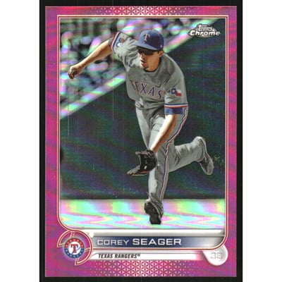 2022 Topps Chrome Magenta Refractors #101 Corey Seager