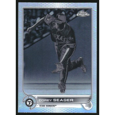 2022 Topps Chrome Negative Refractors #101 Corey Seager