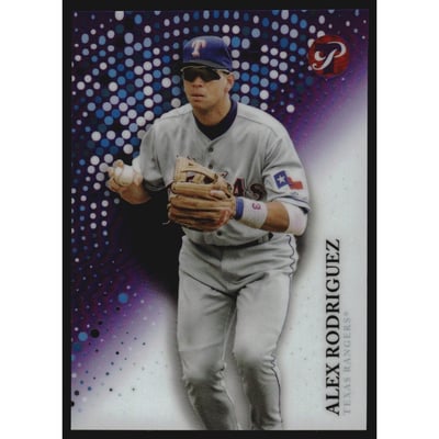 2022 Topps Pristine Purple Refractors #105 Alex Rodriguez