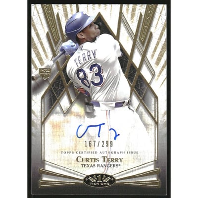 2022 Topps Tier One Break Out Autographs #BOACT Curtis Terry/299