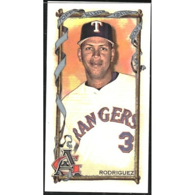 2023 Topps Allen and Ginter Mini #393 Alex Rodriguez EXT