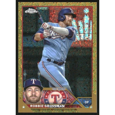 2023 Topps Chrome Update Gold Mini-Diamond Refractors #USC207 Robbie Grossman