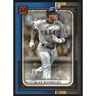 2023 Topps Museum Collection Sapphire #45 Alex Rodriguez