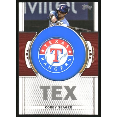 2023 Topps Team Logo Commemorative Patch #TLPCS Corey Seager