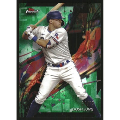 2024 Finest Green Refractors #29 Josh Jung